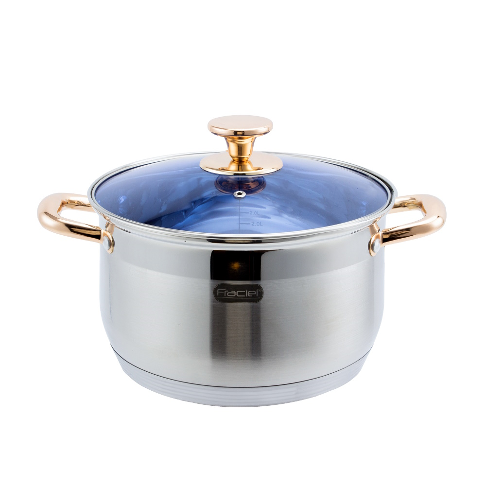 Batería de Cocina 12 Pz Acero Inoxidable Inducción Ciconia Fraciel