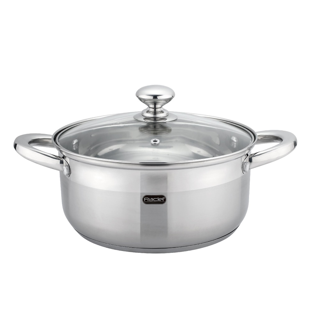 Batería de Cocina 12 Pz Acero Inoxidable Inducción Sienna Fraciel