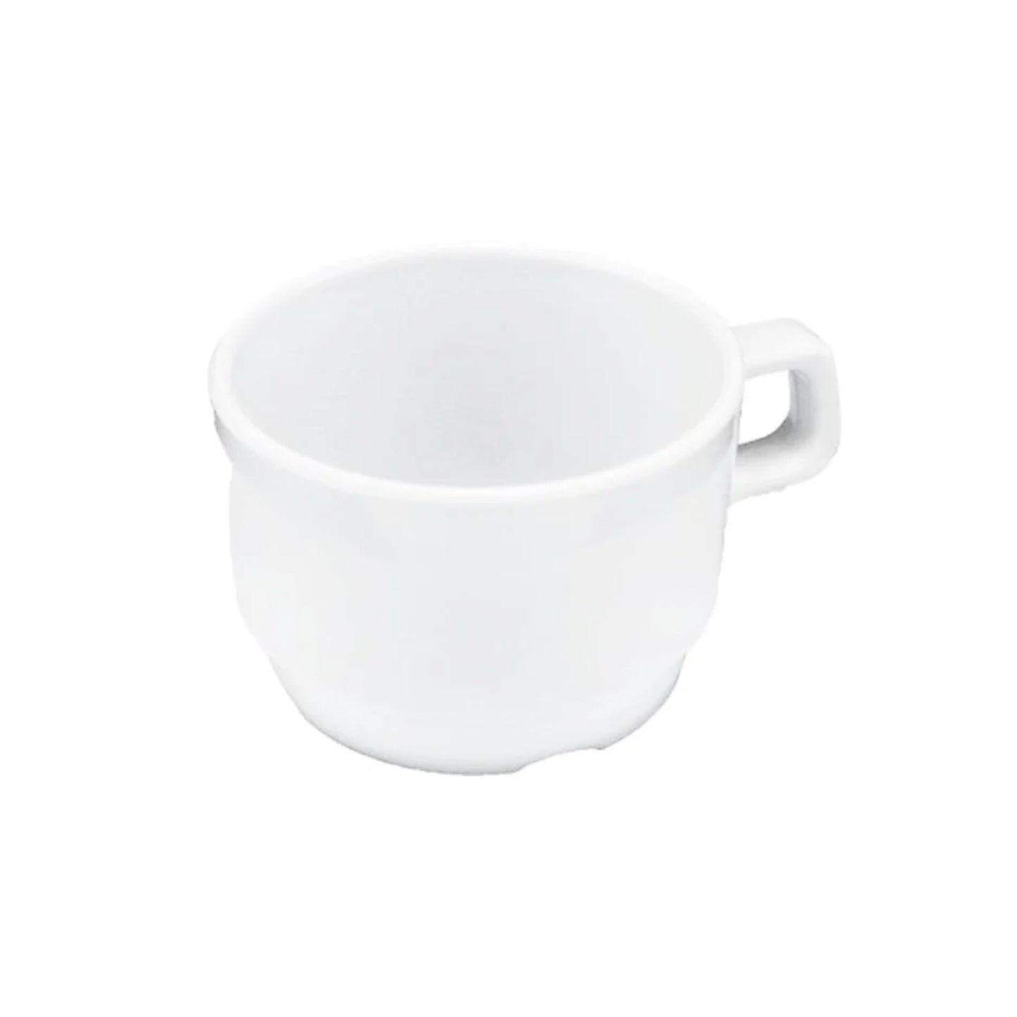 Taza Melamina Blanco Diamante (9cm) - Travessa