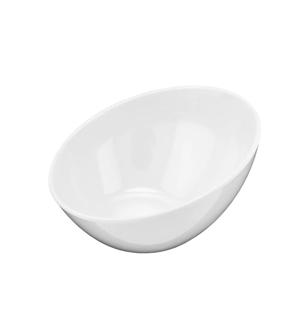 Tazon Inclinado 17cm Melamina Blanco Diamante - Travessa