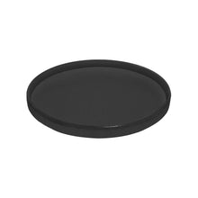 Plato Trinche 27cm Pestaña Melamina Negro Diamante - Travessa