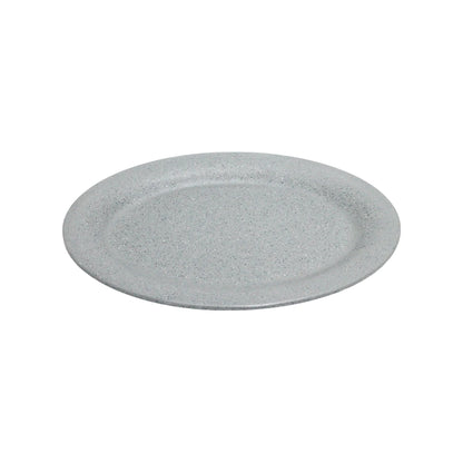 Plato Ovalado Melamina 12" (30cm) Gris - Travessa