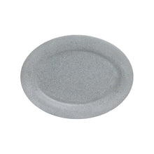 Plato Ovalado Melamina 12" (30cm) Gris - Travessa
