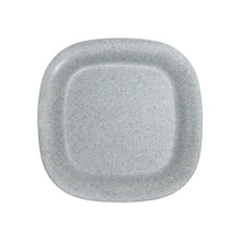 Plato Cuadrado Melamina Gris - Travessa