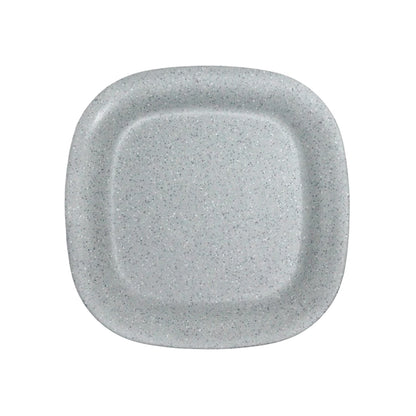 Plato Cuadrado Melamina Gris - Travessa