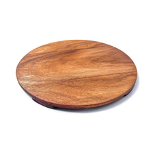 Tabla Redonda de Parota Para Servir Pizza