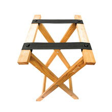 Cabrilla de Madera de Pino Natural - Soporte Para Charolas