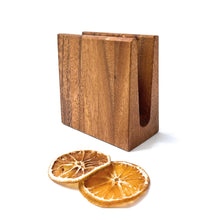 Servilletero de Madera de Parota Natural