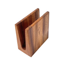 Servilletero de Madera de Parota Natural