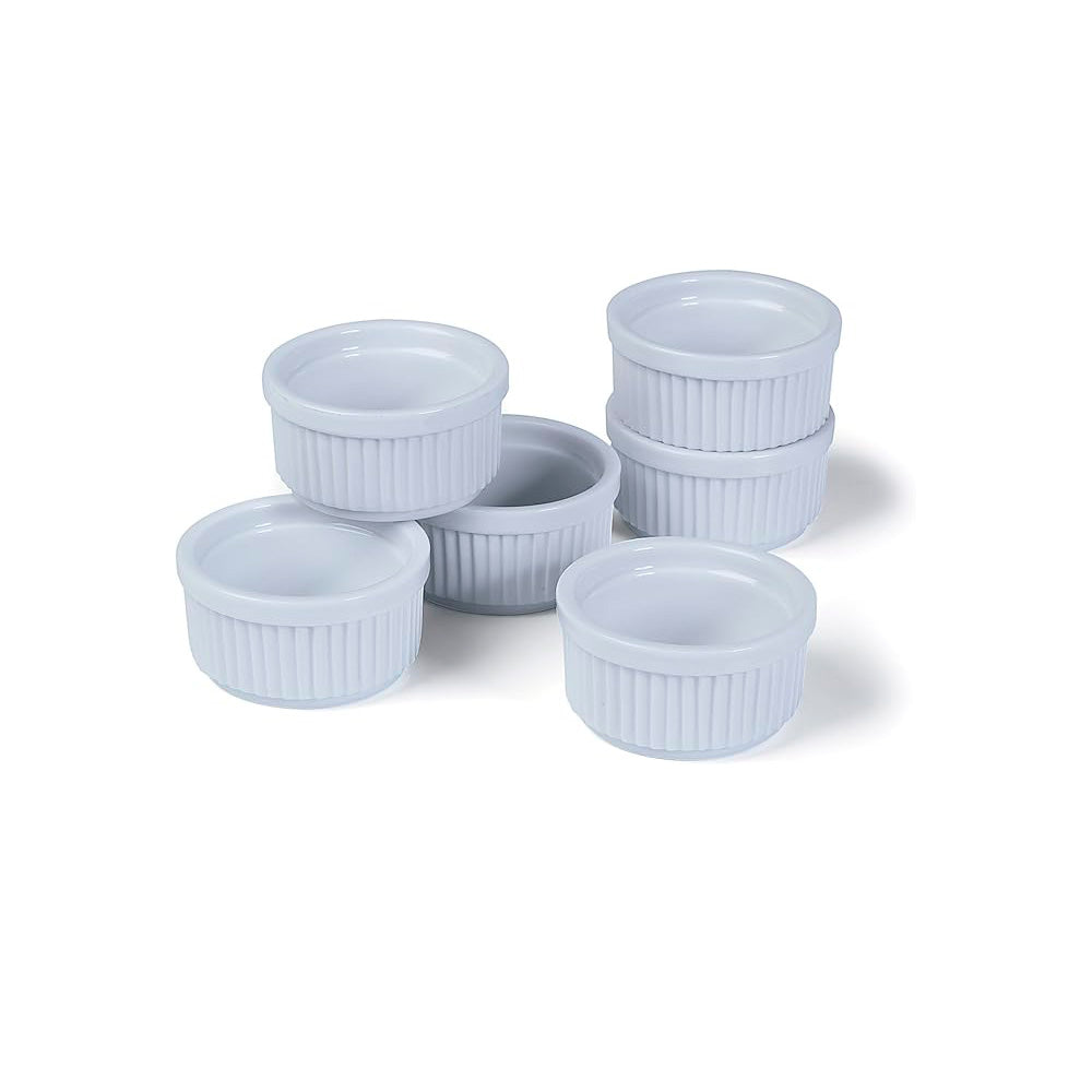 Fortessa Ramekin Ramekin Apilable Estriado CRR-6 - 6 piezas - Progressive – Cristaleria ...