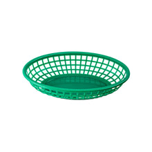 Canasta Fast Food Oval 23x15cm Verde - Travessa