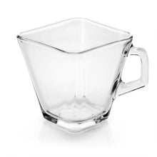 Taza Cuadrada de Vidrio 300ml (10 oz) Tempo - Crisa