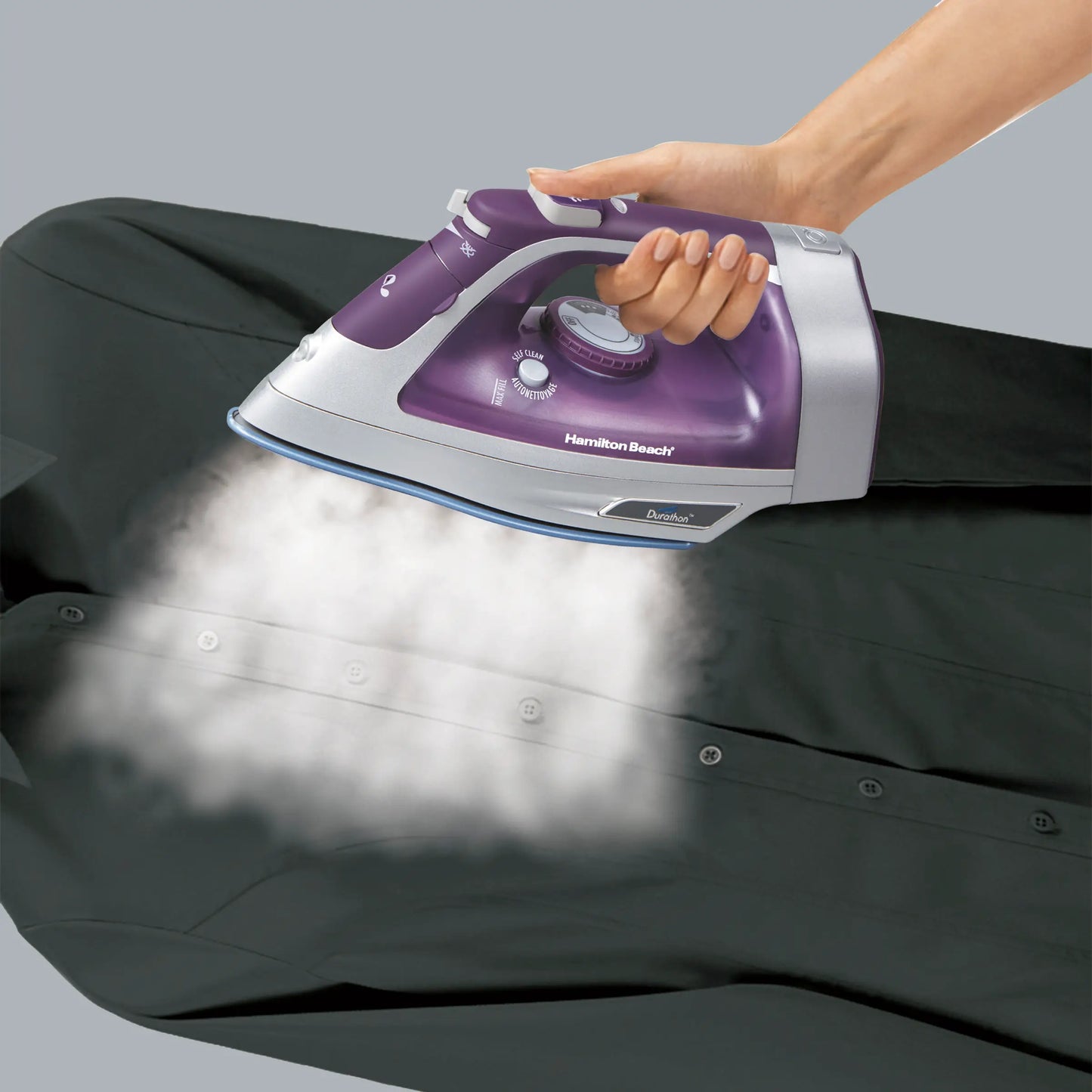 Plancha Morada Suela Antiadherente - Hamilton Beach