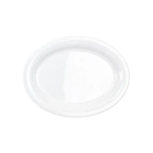 Plato Ovalado 14in Melamina Blanco Diamante - Travessa