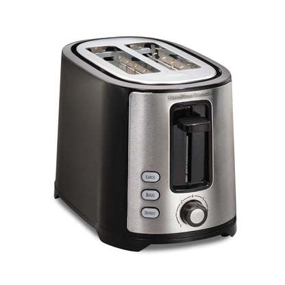 Tostador De Pan Hamilton Beach 2 Reb Bagel 22633 Acero Inox