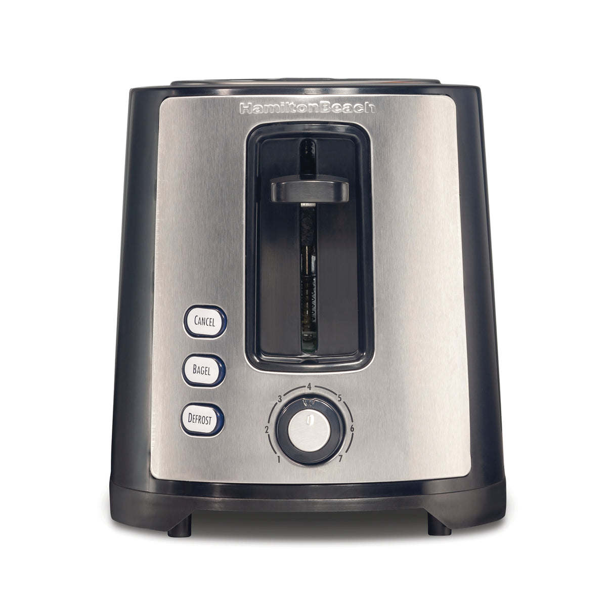 Tostador De Pan Hamilton Beach 2 Reb Bagel 22633 Acero Inox