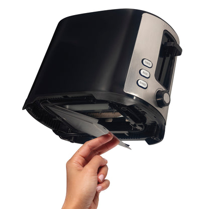 Tostador De Pan Hamilton Beach 2 Reb Bagel 22633 Acero Inox
