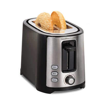 Tostador De Pan Hamilton Beach 2 Reb Bagel 22633 Acero Inox