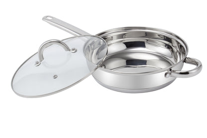 Batería de Cocina 12pz Acero Inoxidable Verona Inducción Fraciel