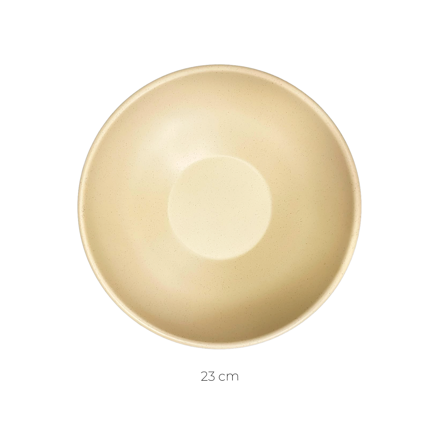 Tazón Baja Barcelona 23 cm Melamina Arena Mate | Tavola