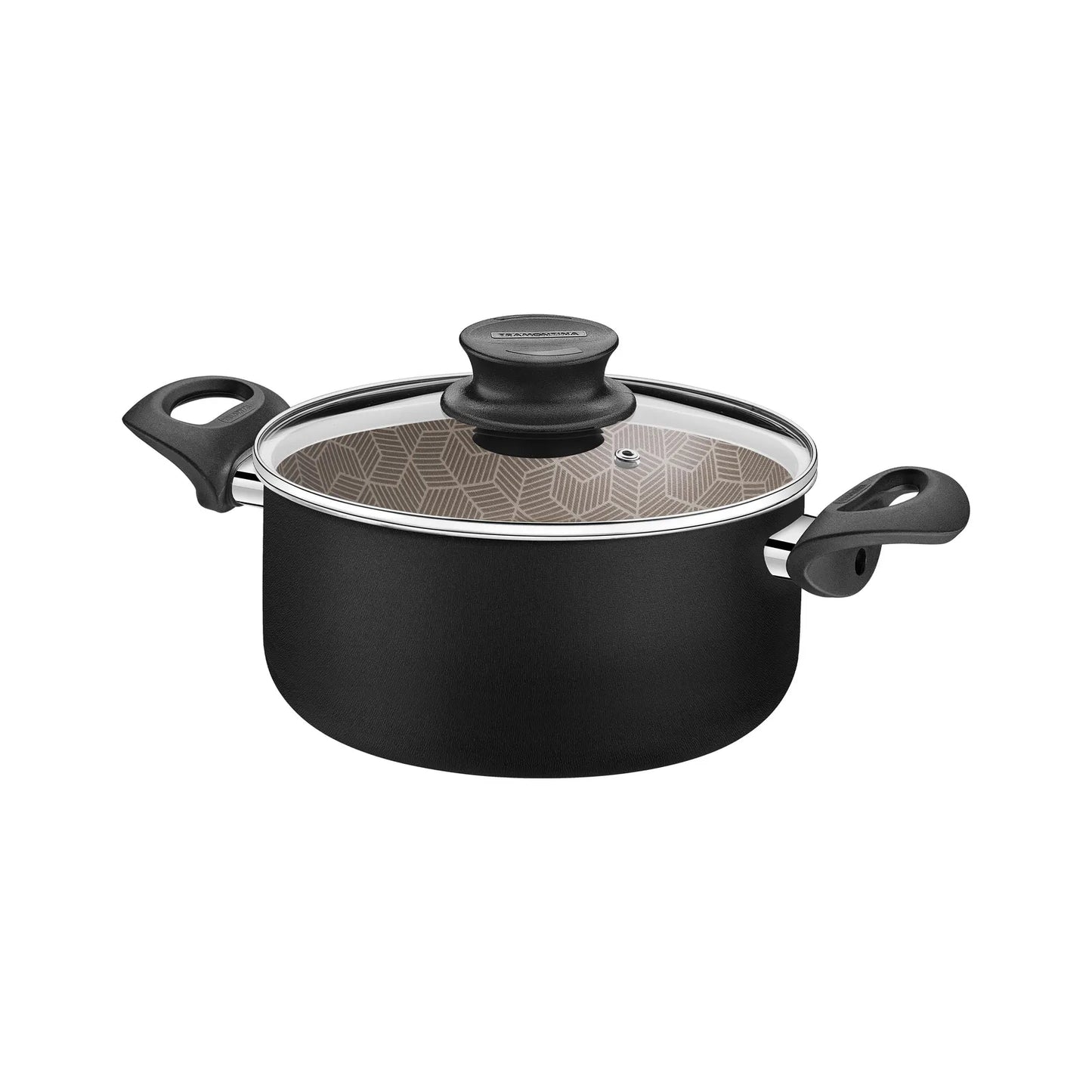 Cacerola 4.9L Aluminio Antiadherente con Tapa Oropeza - Tramontina