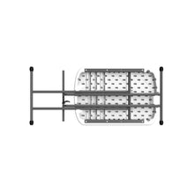 Mesa Plegable Personal Ajustable Blanco Granito 66x46cm - LIFETIME