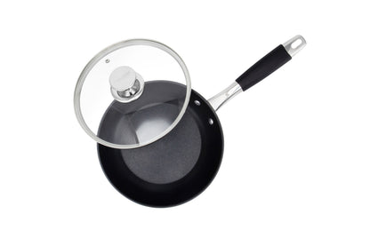 Sartén 26 cm Acero Inox Antiadherente Con Tapa Inducción Fraciel