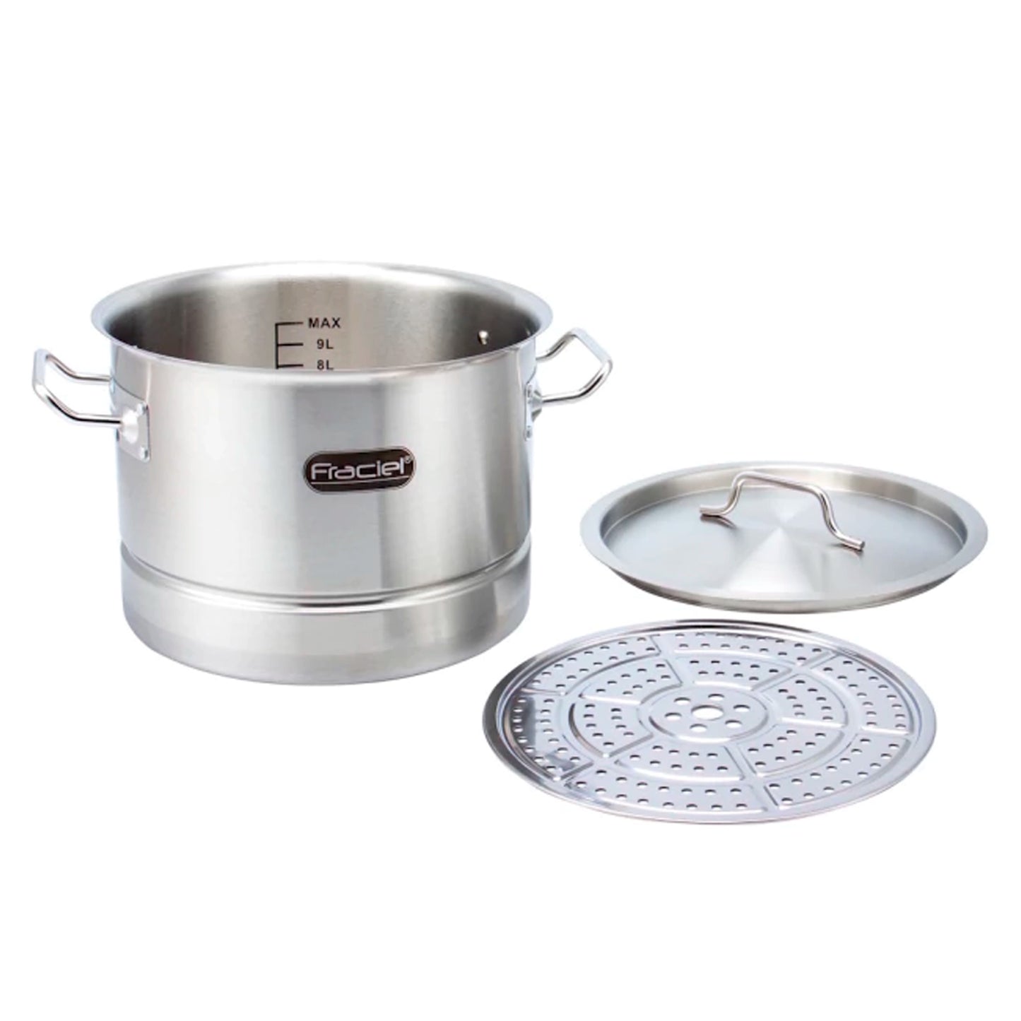 Vaporera 12L Acero Inoxidable Con Rejilla - Fraciel