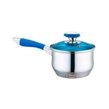 Bateria de Cocina Acero Inoxidable Omania Azul 12 Piezas - Fraciel