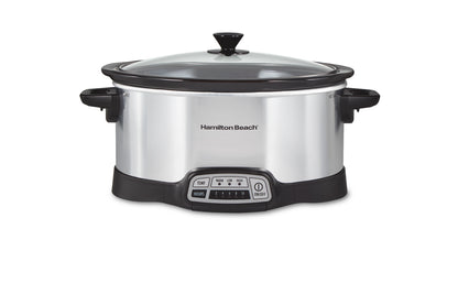 Olla Cocción Lenta Programable 3.78 L Hamilton Beach 33443