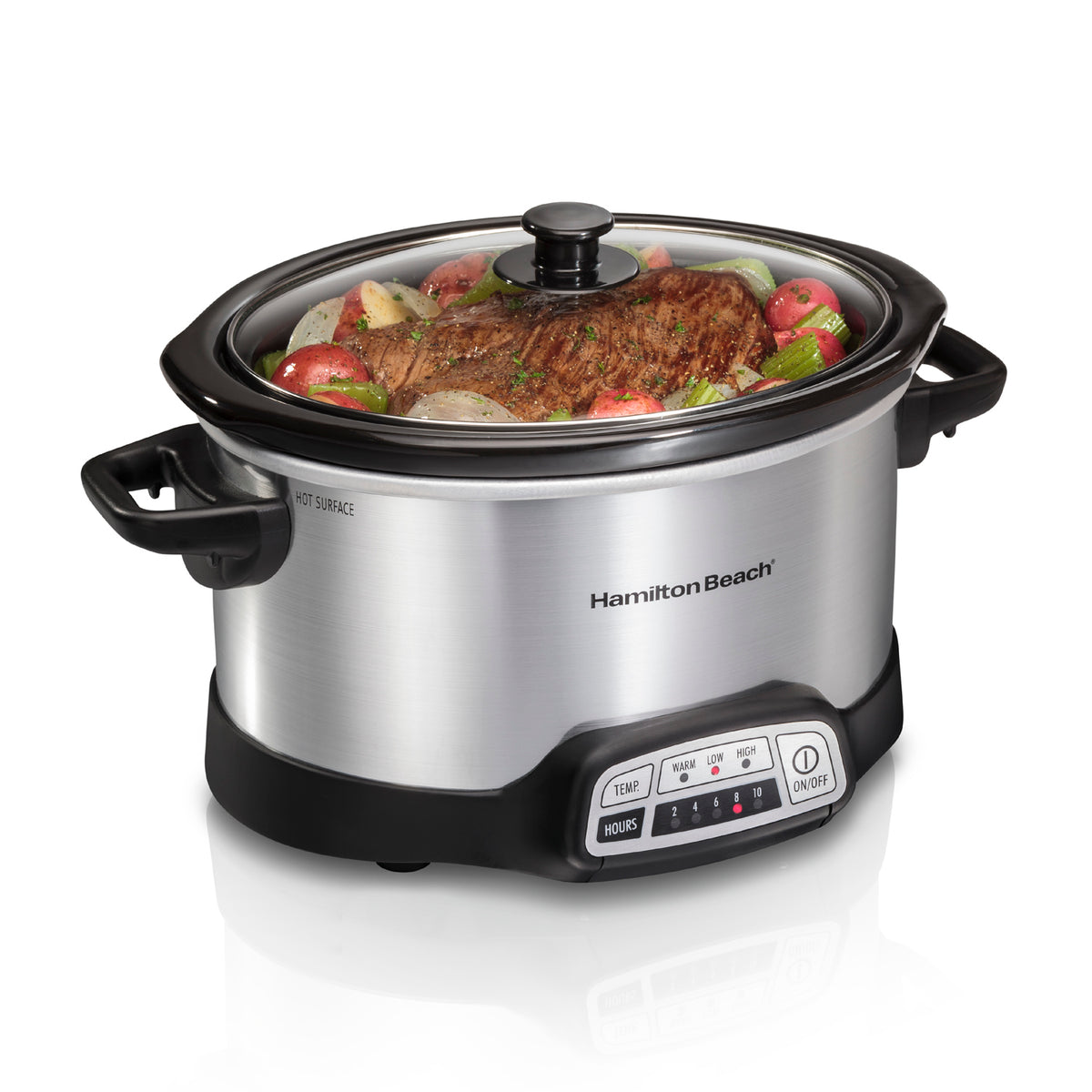 Olla Cocción Lenta Programable 3.78 L Hamilton Beach 33443