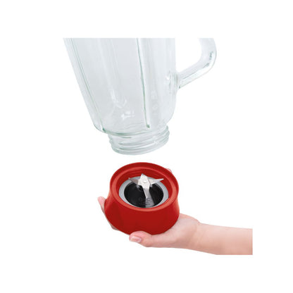 Licuadora 2 Vel Vaso Vidrio Roja 550 W Optimix Tefal LN2785X0