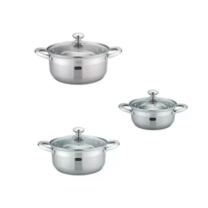 Bateria Acero Inoxidable Sienna 12 Piezas - Fraciel