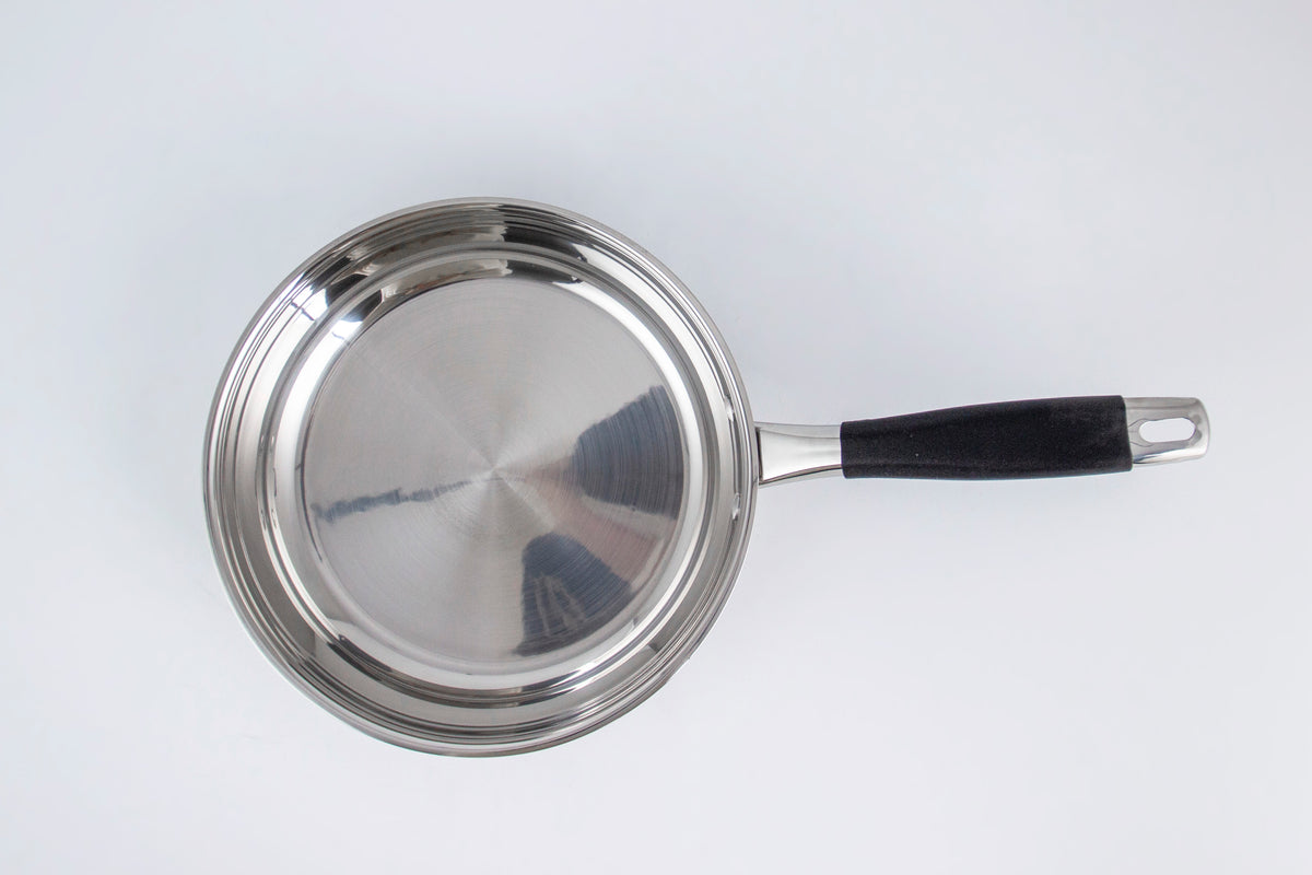 Sartén c/tapa 24cm s/Antiadherente Acero Inoxidable Fraciel