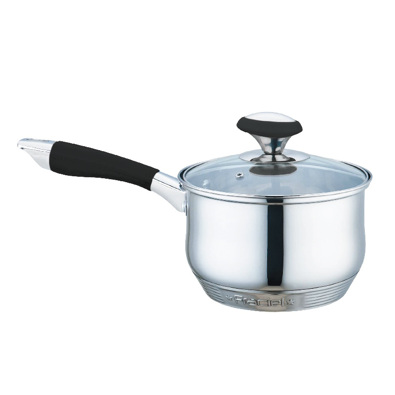 Batería de Cocina 12 pz Acero Inox Omania Negra Fraciel
