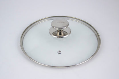 Sartén c/tapa 24cm s/Antiadherente Acero Inoxidable Fraciel