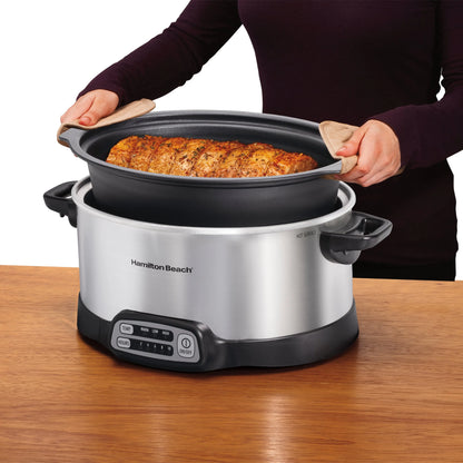 Olla de Lenta Cocción 5.7L - Hamilton Beach