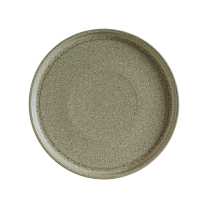 Plato Trinche Ceramica Verde Adelfa
