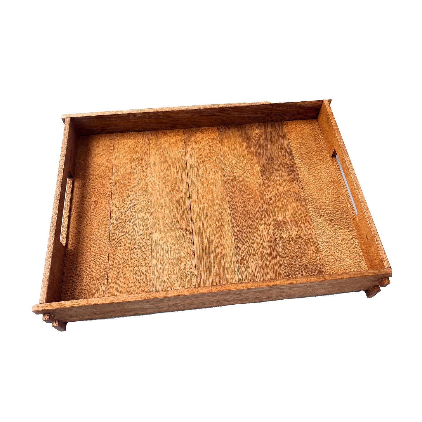 Charola Rústica de Parota Para Servicio