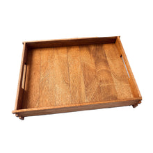 Charola Rústica de Parota Para Servicio