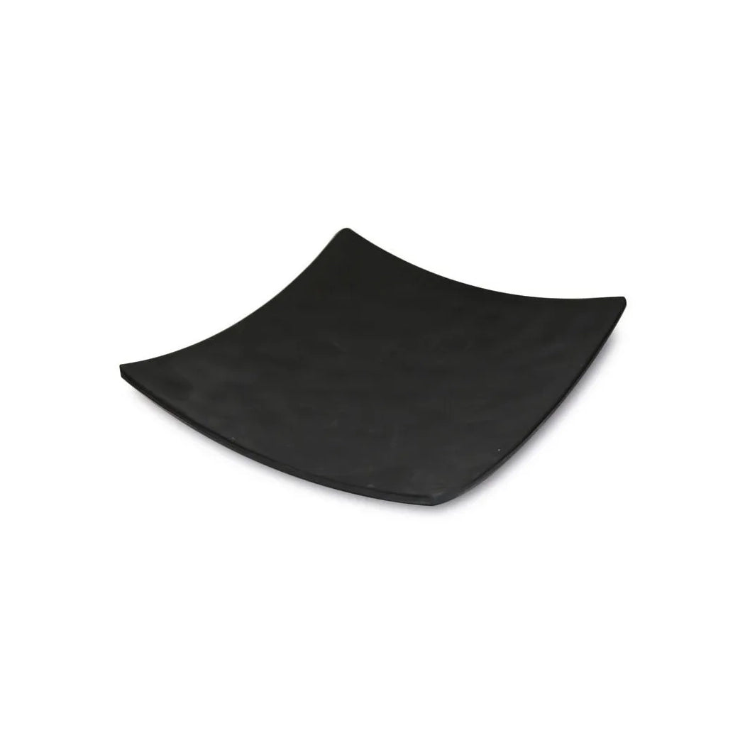 Plato Cuadrado 24cm Melamina Jet Black - Travessa