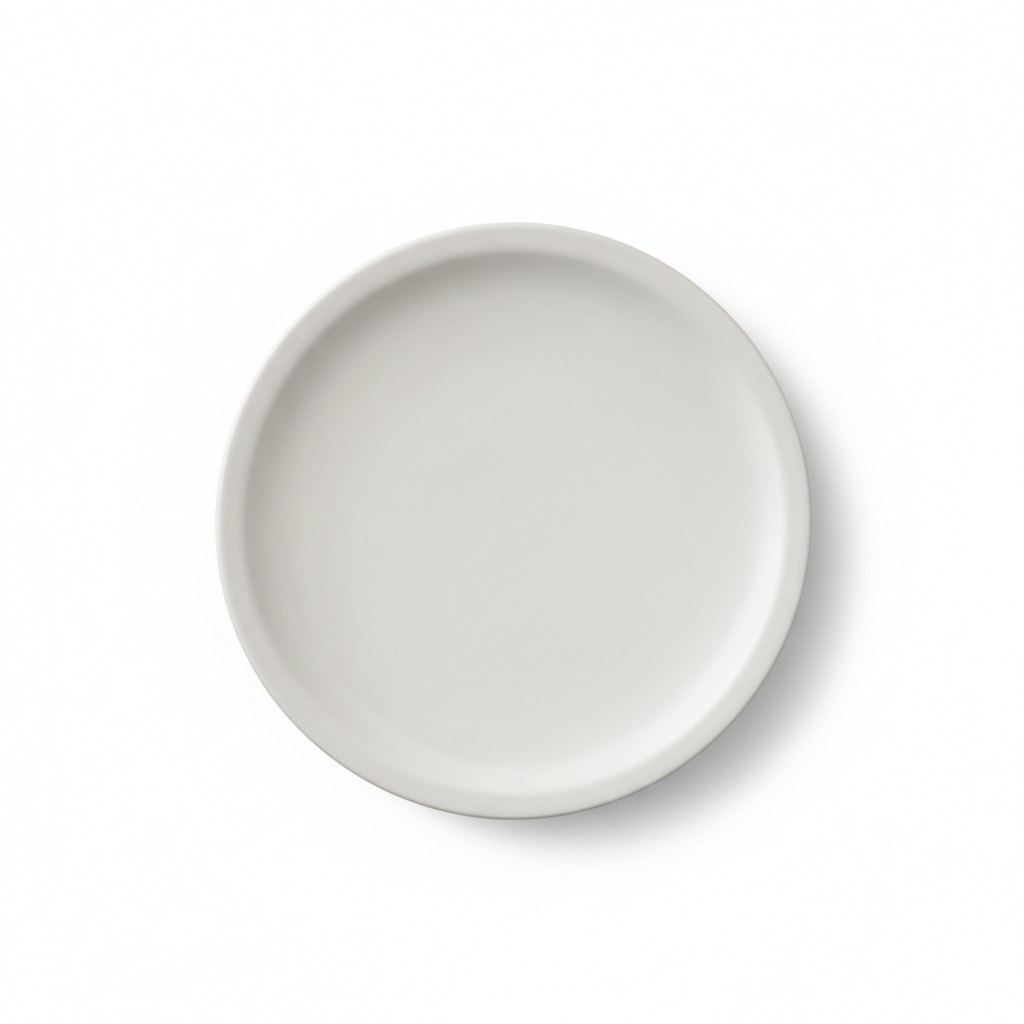 Plato Extendido de Melamina 25cm Arena Redondo - Tai Ping