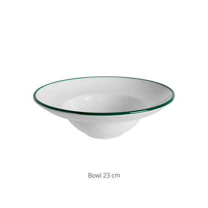 Tazon Gourmet 23cm Linea Green - Bonna