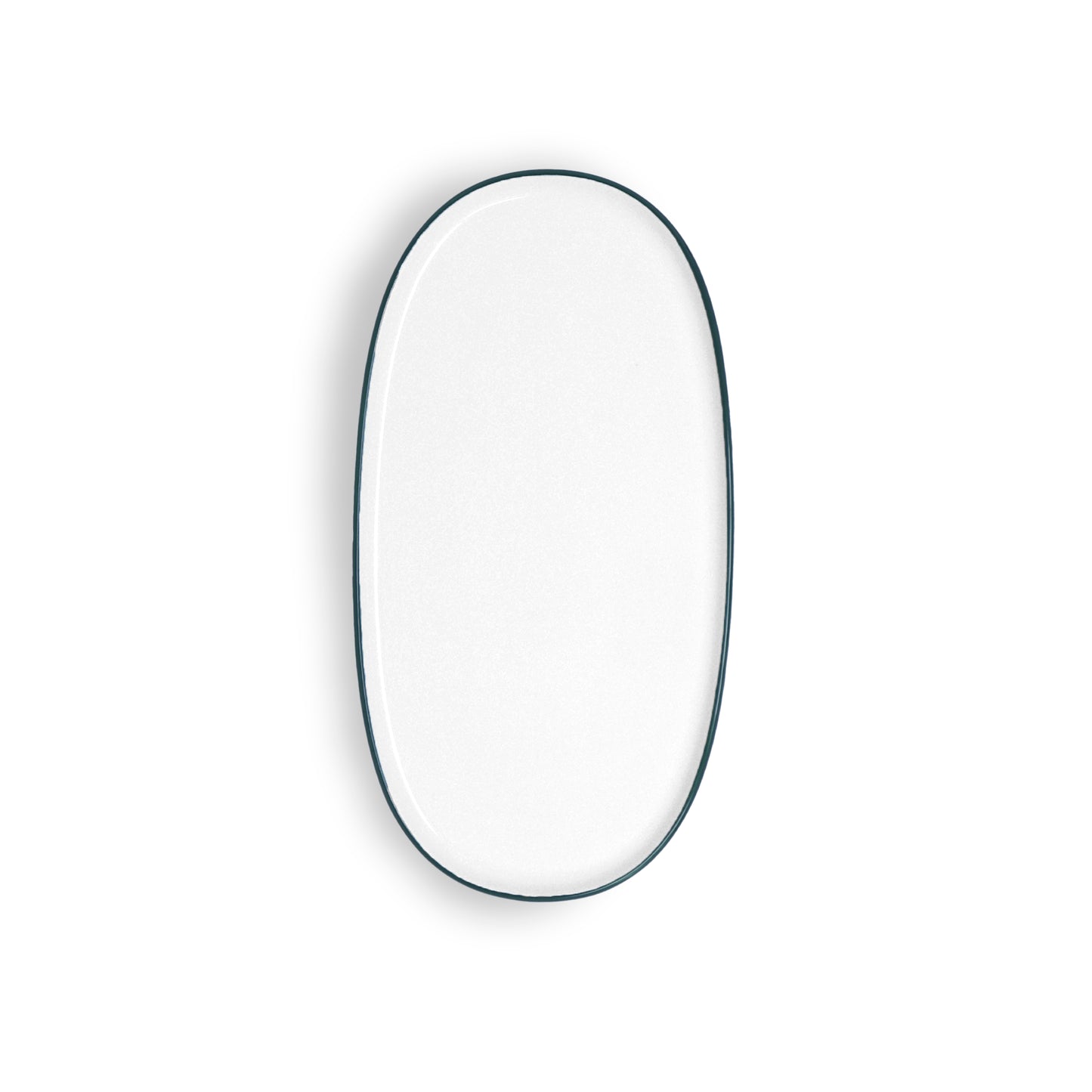 Plato Ovalado Porcelana Línea Green 31X24 cm - Bonna