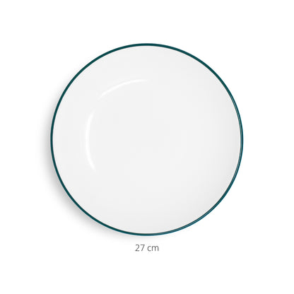 Plato Llano Línea Green  Porcelana - Bonna