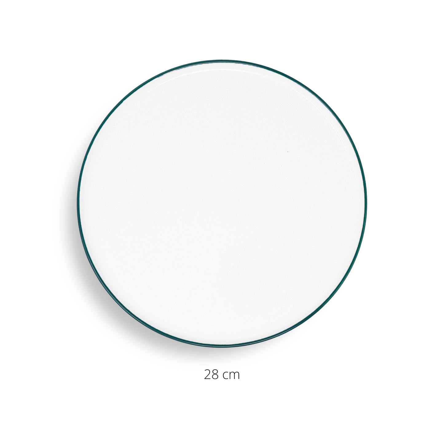 Plato Trinche Línea Green Hygge 28 cm  Porcelana - Bonna