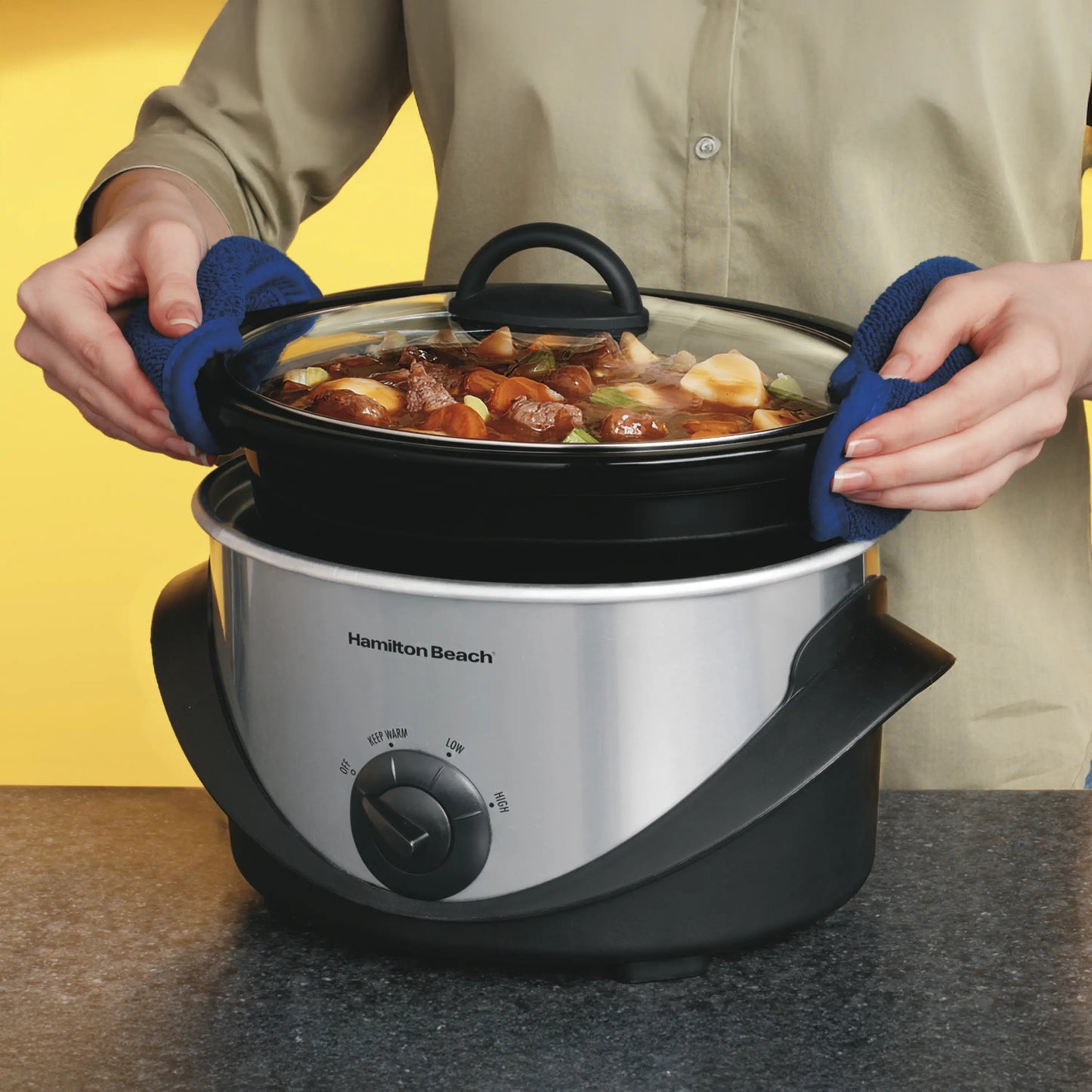 Olla de Coccion Lenta 3.8 L - Hamilton Beach