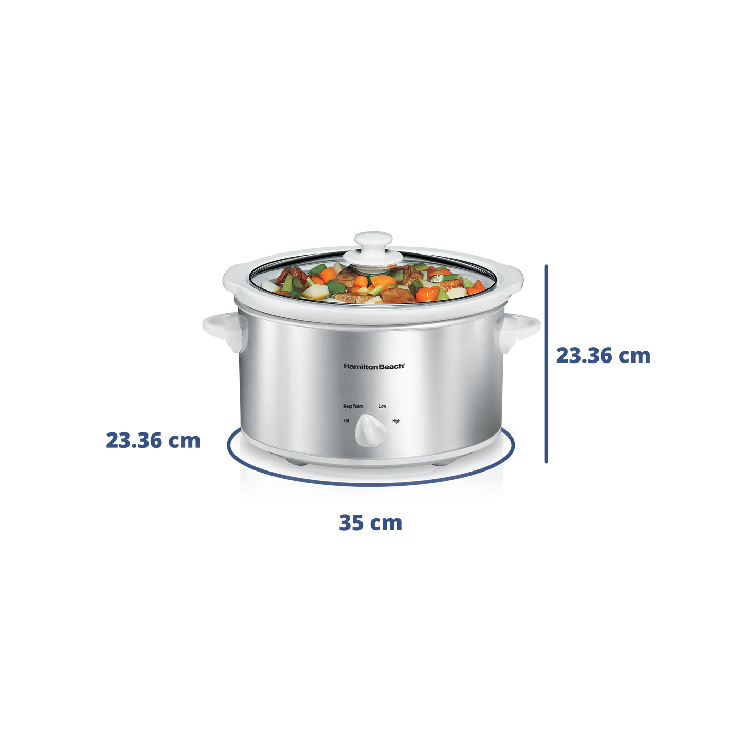 Olla Electrica de Coccion Lenta 3.78 L - Hamilton Beach