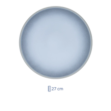 Plato Llano Porcelana 27 cm Crater