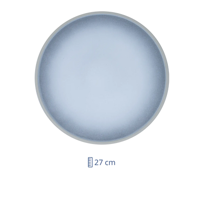 Plato Llano Porcelana 27 cm Crater